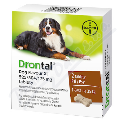 Drontal Dog Flavour XL 525-504-175mg tbl.2