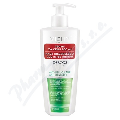VICHY DERCOS ampon na such lupy 390ml