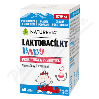 Swiss NatureVia Laktobaclky baby 60 sk