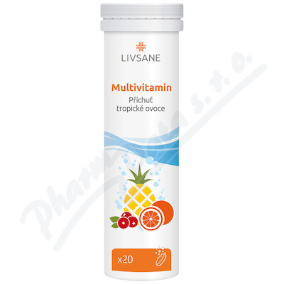 LIVSANE umiv tablety Multivitamin tropic 20ks