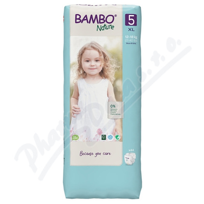 Bambo Nature 5 dtsk plenk. kalhotky 12-18kg 44ks