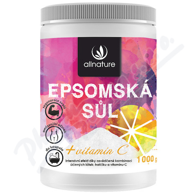 Allnature Epsomsk sl s vitamnem C 1000 g