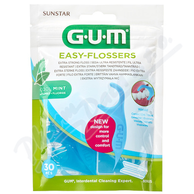 GUM Easy Flosser nosi s ment.nit 30ks G890M30