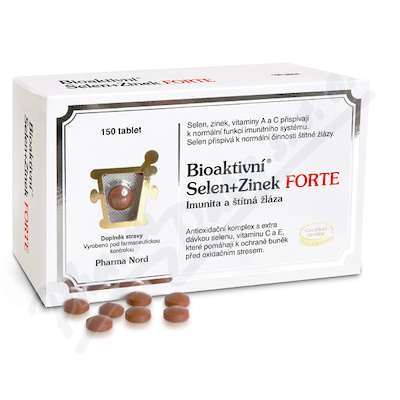 Bioaktivn Selen+Zinek FORTE tbl.150