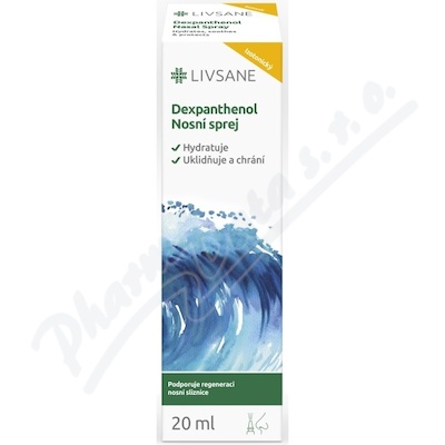 LIVSANE Nosn sprej Dexpanthenol Izotonick 20ml