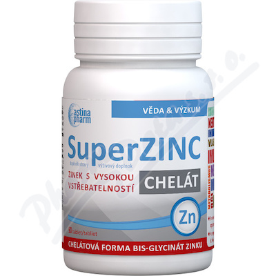 Astina SuperZINC chelt tbl. 90