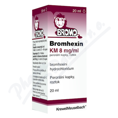 Bromhexin 8 KM kapky gtt.1x20ml 8mg-ml