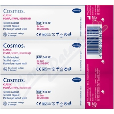 COSMOS nplasti Pevn strips 80x40mm-3ks