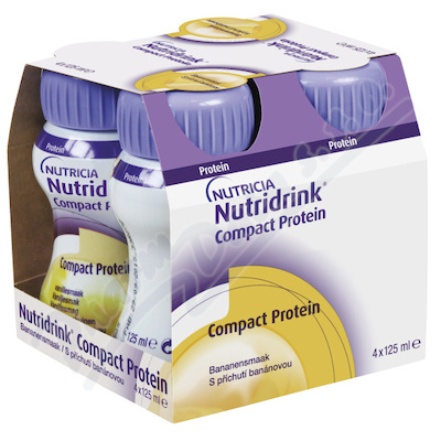 Nutridrink Compact Protein p.bann.sol.4x125ml