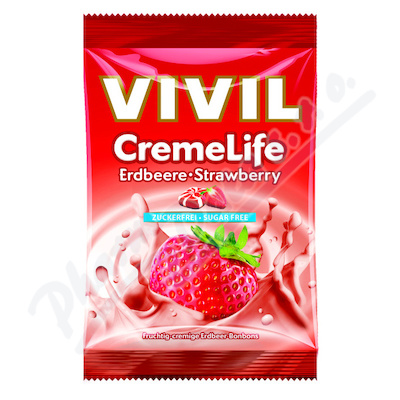 Vivil Creme life jahoda bez cukru 60g