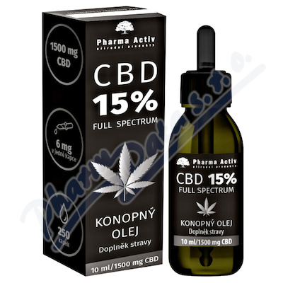 Konopn olej CBD 15% 1500mg 10ml