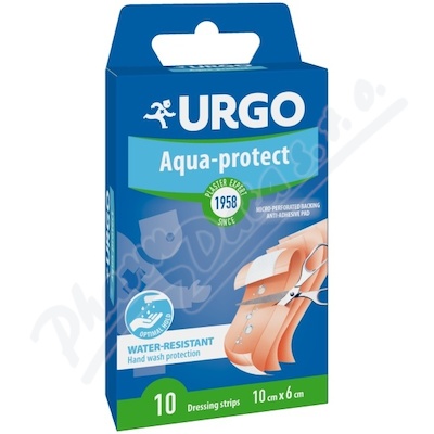 URGO AQUA PROTECT Omyvateln 10x6cm 10ks NOV