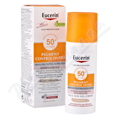 EUCERIN SUN PigmentControlTinted SPF50+ tmav 50ml