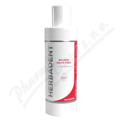 HERBADENT PROFES.byl.stn voda s chlorhex.240ml