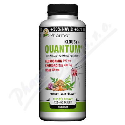 Quantum Klouby+ 6 sloek tbl.120+60 Bio-Pharma