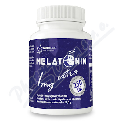 Melatonin 1mg extra tbl.250