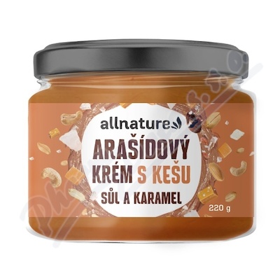 Allnature Aradov krm s keu sl a karamel 220g
