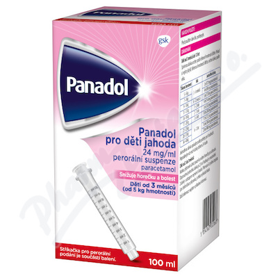 Panadol pro dti Jahoda 24mg-ml por.sus.100ml+st.