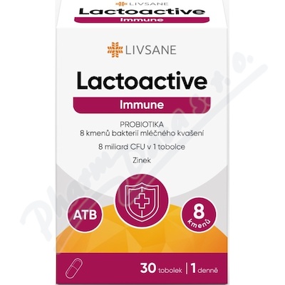 LIVSANE Lactoactive Immune PROBIOTIKA se Zn tob.30