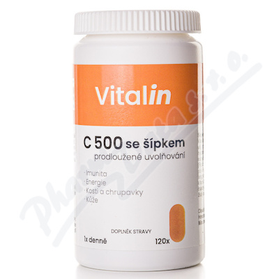 Vitalin C 500 se pkem tbl.120