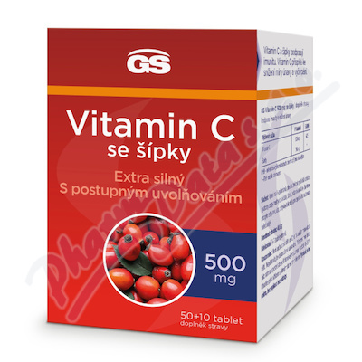 GS Vitamin C500 se pky tbl.50+10