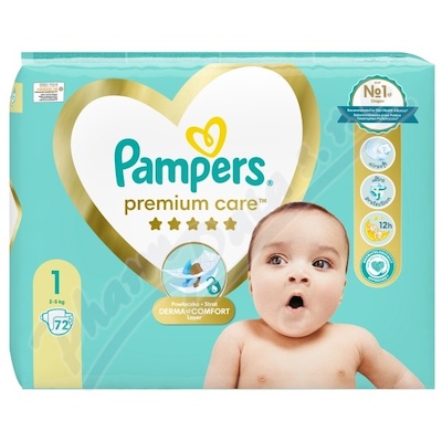 Pampers Premium Care Value Pack S1 72ks