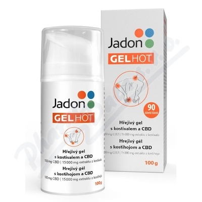 Jadon GEL HOT hejiv gel s kostivalem a CBD 100g