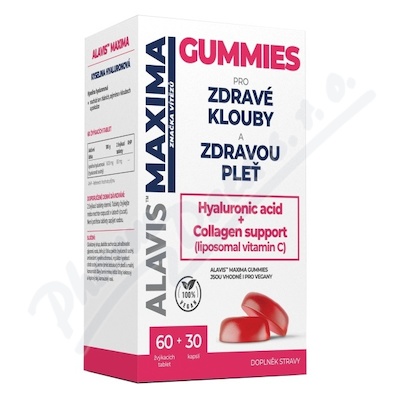 ALAVIS MAXIMA GUMMIES Vit.C+D3 vk.tbl.60+cps.30