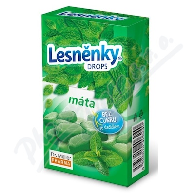 Lesnnky drops mta bez cukru 38g Dr.Mller