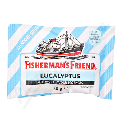 Fishermans friend bonbny dia eukalypt.25g modr