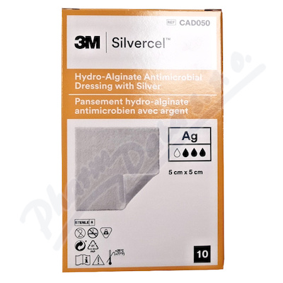 Kryt Silvercel Hydroalginate 5x5cm 10ks