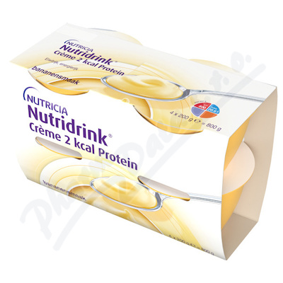 Nutridrink Creme 2 kcal Protein s p.bann 4x200g