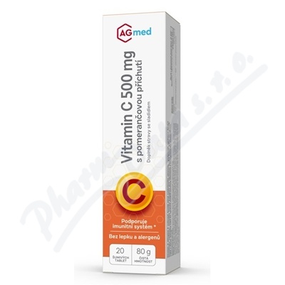 Vitamin C 500mg pomeran tbl.eff.20 AGmed