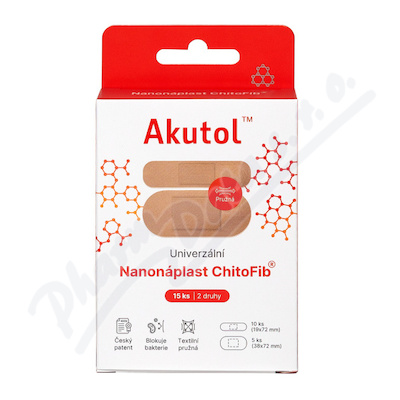 AKUTOL Nanonplast ChitoFib Univerzl.balen 15ks