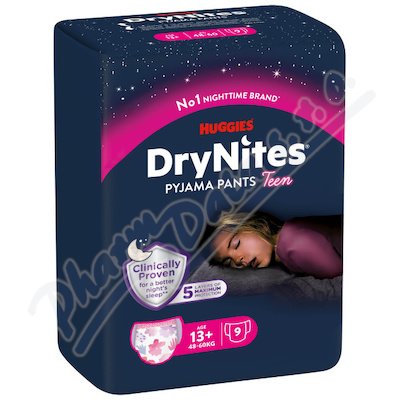DryNites natah.kalhot.dvky 13+let-48-60kg-9ks