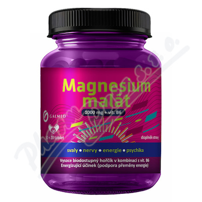 Magnesium malt tbl.50+20 Galmed
