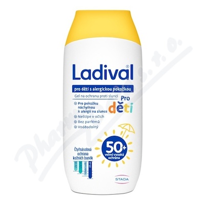 Ladival dtsk alergick pokoka gel OF50+ 200ml