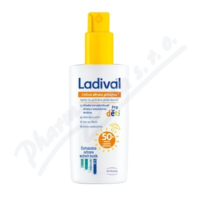 Ladival dtsk citliv pokoka sprej OF50+ 200ml