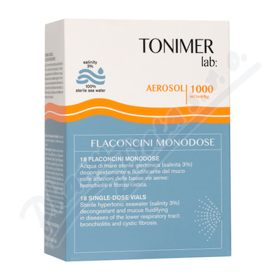 TONIMER lab Aerosol 1000mOsm-kg jednodv.ampu.18ks