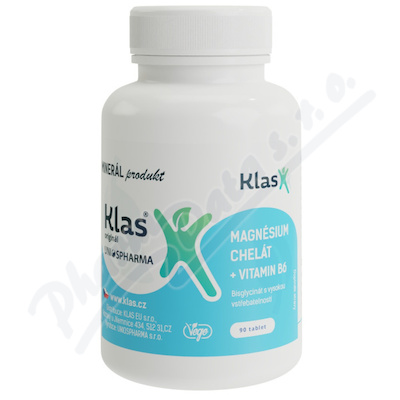 Klas Magnsium chelt+vit.B6 tbl.90