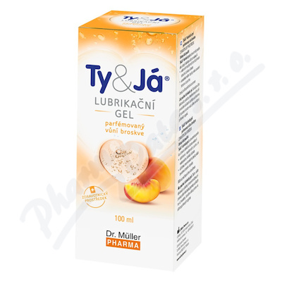 Lubrik.gel Ty&J parf.vn broskve 100ml Dr.Mller