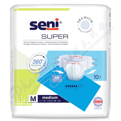 Seni Super inkon.plenkov kalhotky M 10ks