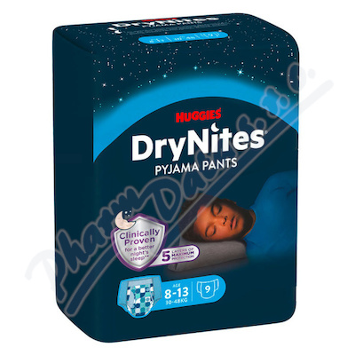 DryNites natah.kalhotky chlap.8-13let-30-48kg-9ks