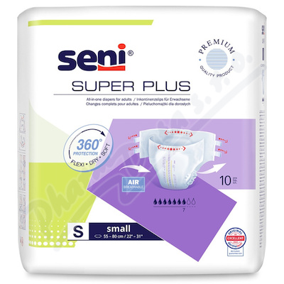 Seni Super Plus inkon.plenkov kalhotky S 10ks