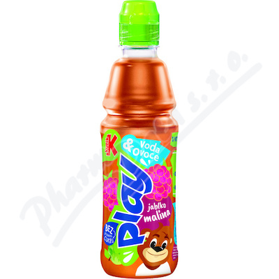 KUBK play voda&ovoce jablko-malina 400ml