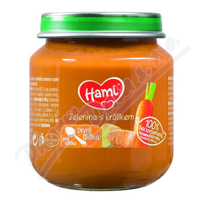 Hami pkrm zelenina s krlkem 125g 4M