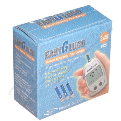 Test.prouky pro glukometr EasyGluco 50ks