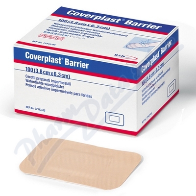 Coverplast Barrier 6.3x3.8cm 100ks vodod.hyp.npl